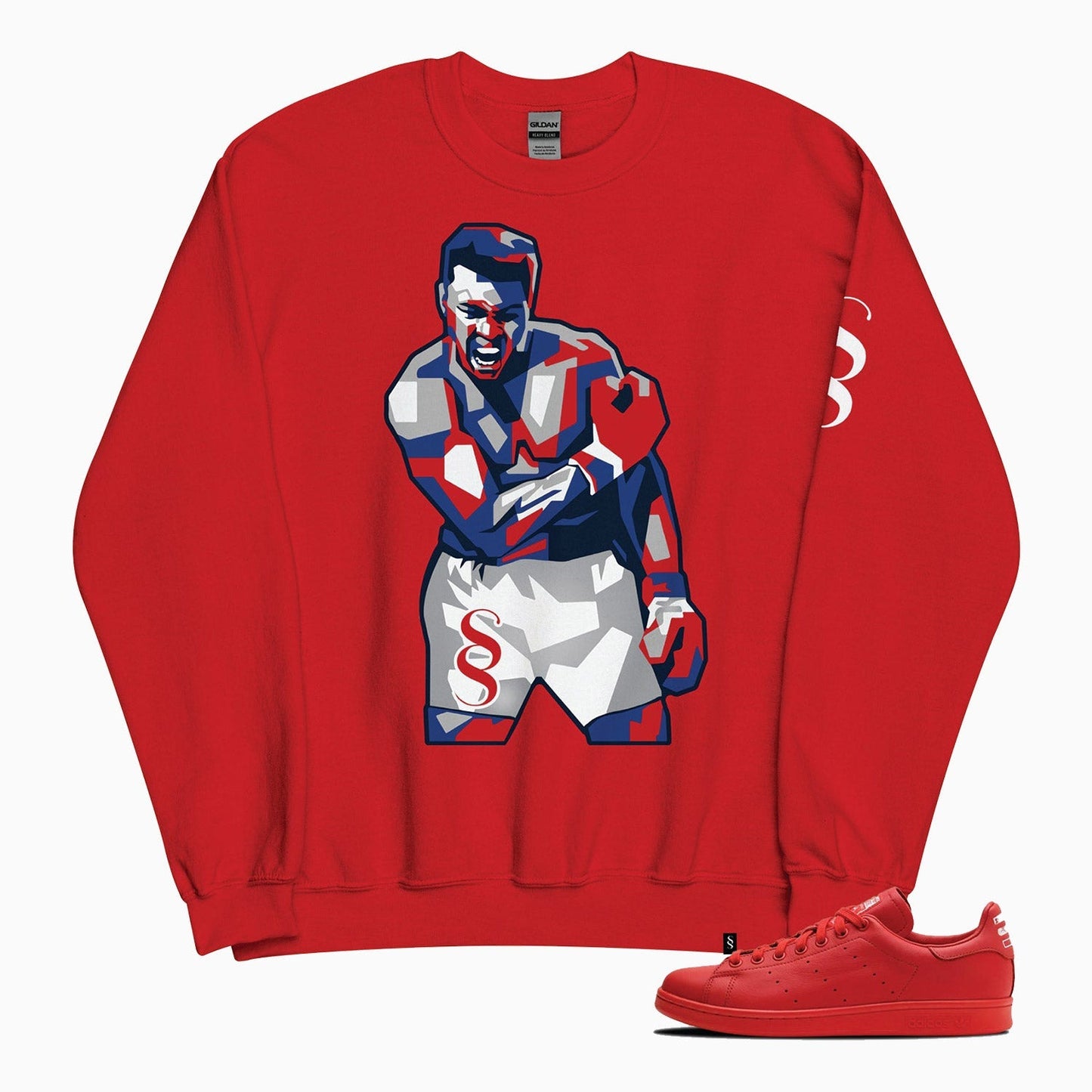 Men's Muhammad Ali Graphics Crew Neck Sweatshirt