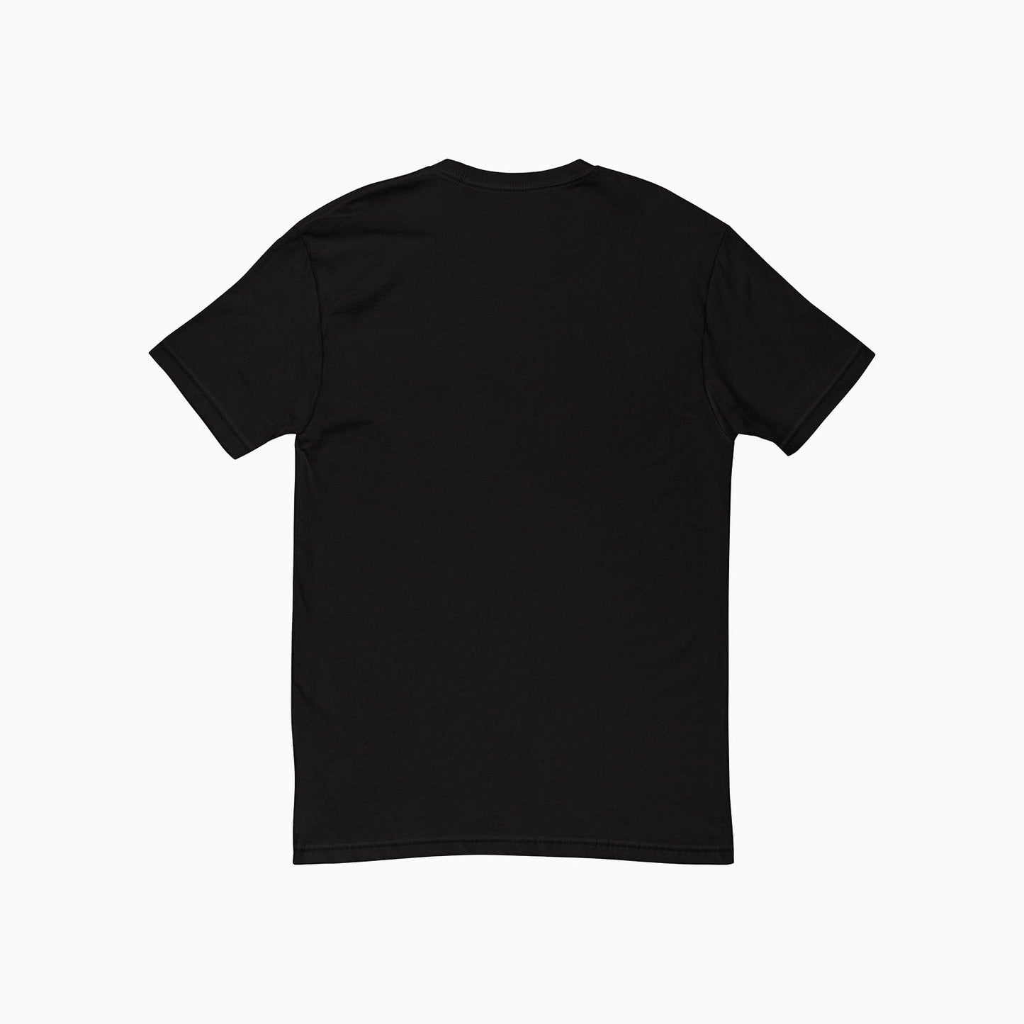 Men's Double S Printed Black T Shirt