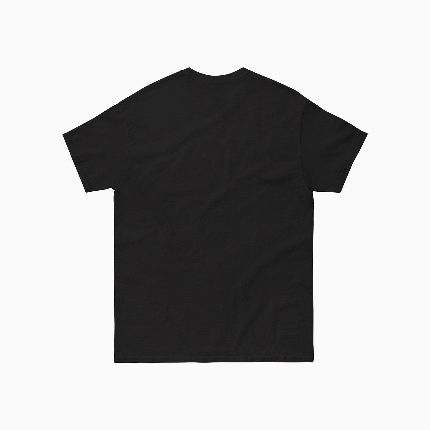 Men's Cut-Off Printed Black T Shirt