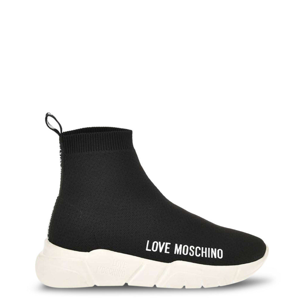 Love Moschino Logo High-Tops Black Women's Shoes JA15343G1GIZ4000