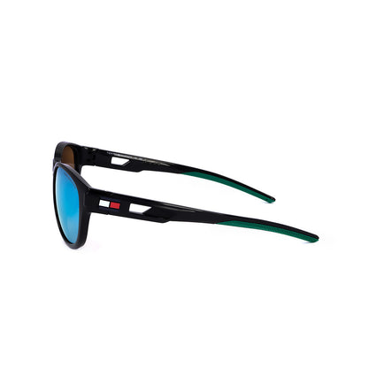 Tommy Hilfiger Oval Black/Green Sunglasses TH1912/S 807/Z9