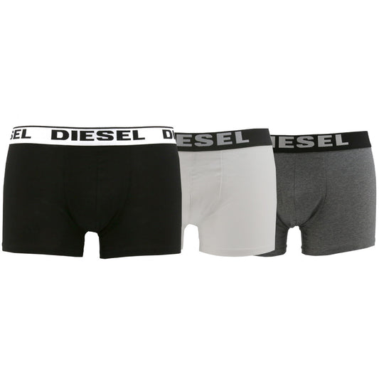 Diesel Kory 3-Pack Boxer Briefs Black/White/Grey Men's Underwear 00CKY3RIAYCE5035