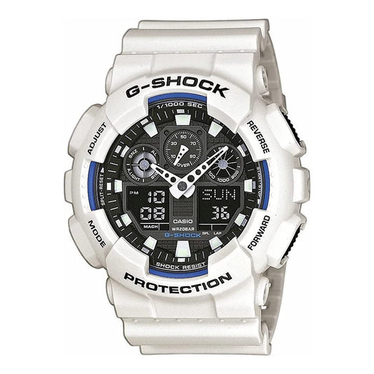 Casio G-Shock Analog-Digital Watch White GA-100B-7AER