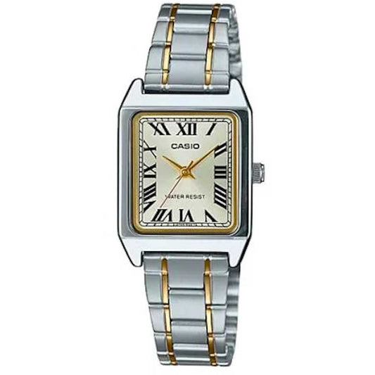 Casio Ladies' Classic Analog Watch Two-Tone LTP-V007SG-9BVDF