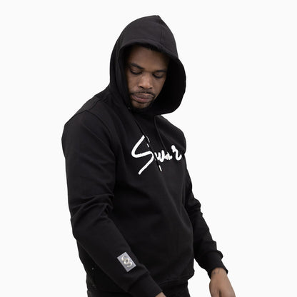 Men's Chenille Patch Pull Over Hoodie