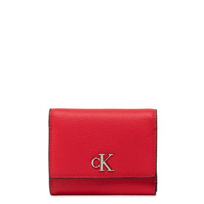 Calvin Klein Recycled Trifold Candy Apple Women's Wallet K60K610107-XL6