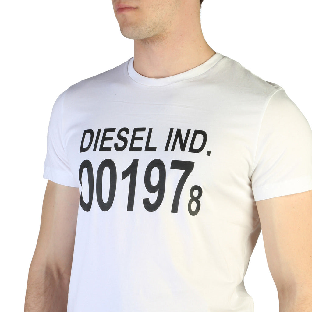 Diesel T-Diego Graphic White Men's T-Shirt 00SASA0AAXJ