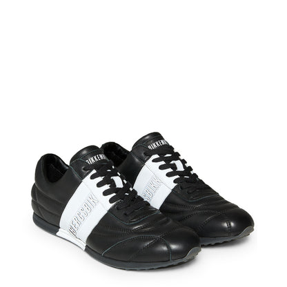 Bikkembergs Barthel Contrast Band Black/White Men's Shoes 202BKM0111001