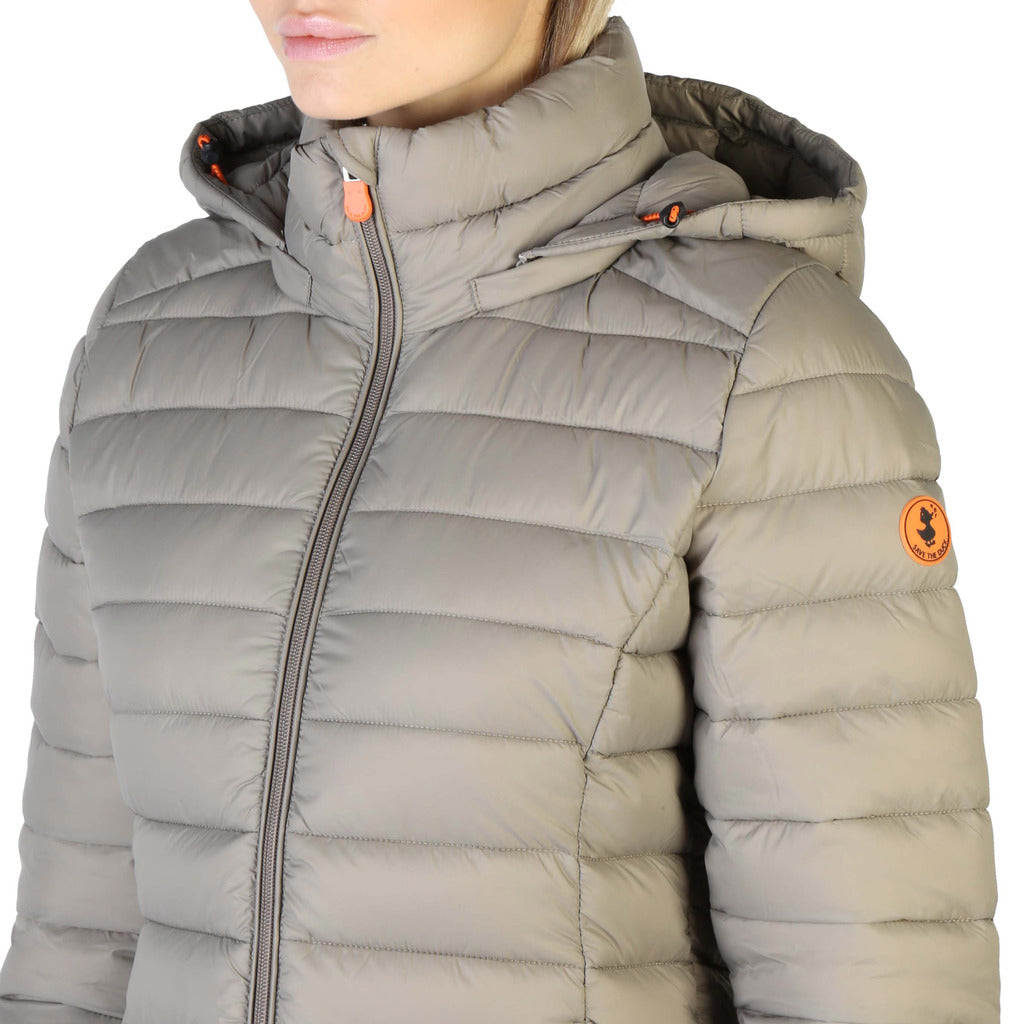 Save The Duck Carol Hooded Elephant Grey Women's Puffer Coat