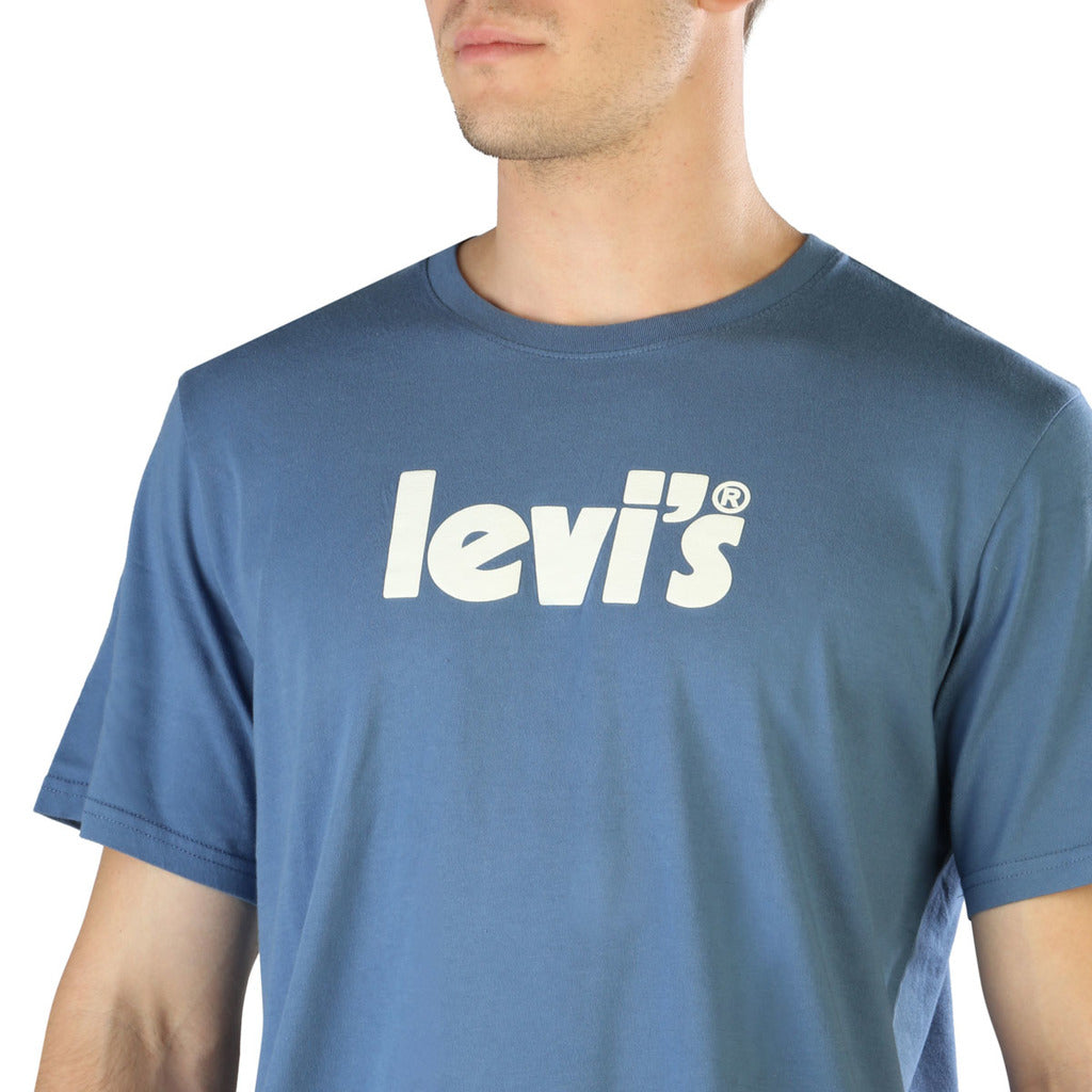 Levi's Relaxed Fit Poster Logo Sunset Blue Men's T-Shirt 161430142