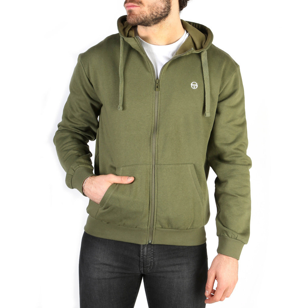 Sergio Tacchini Green Hooded Men's Sweatshirt STM103-10001_0005