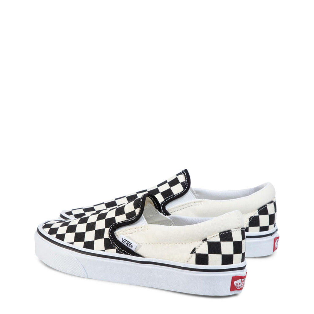 Vans Classic Slip-On Checkerboard Black/Off White Shoes VN000EYEBWW