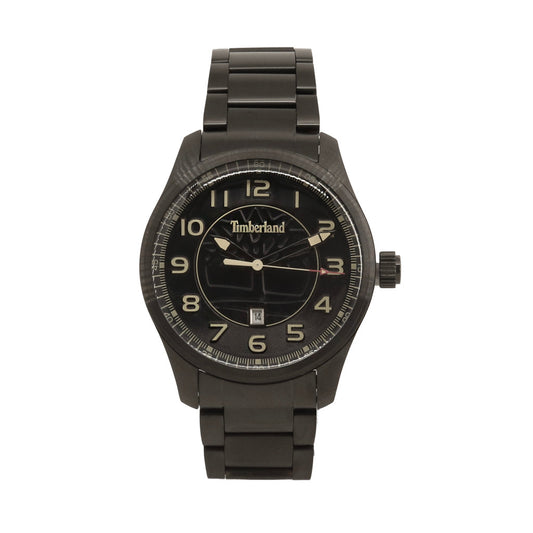 Timberland Thayer Black Stainless Steel Analog Men's Watch 15487JSB-03M