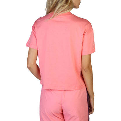 Champion Script Logo Crewneck Pink Women's T-Shirt 113195-PS125
