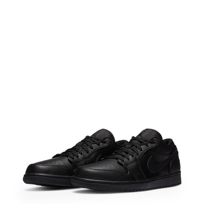Nike Air Jordan 1 Low Triple Black Men's Shoes 553558-091