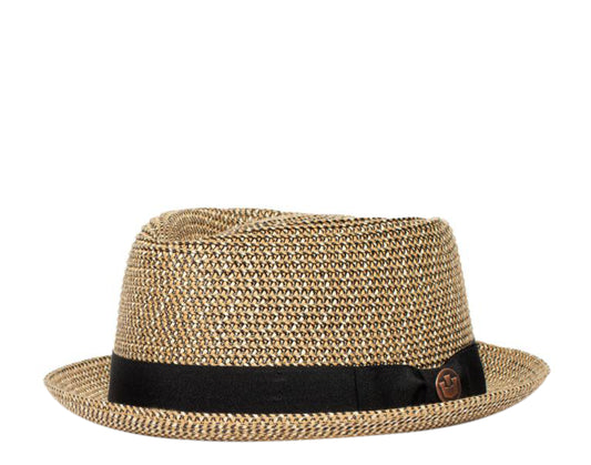 Goorin Bros Low Country Fedora Natural/Black Men's Hat 100-0467-NAT