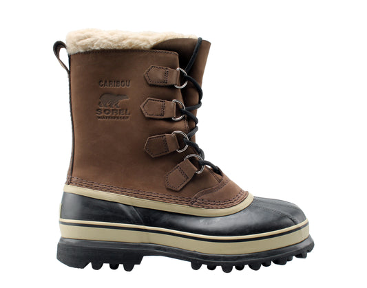 Sorel Caribou Bruno Brown Men's Waterproof Winter Snow Boots 1002871-238