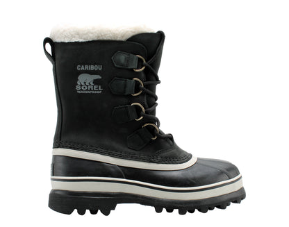 Sorel Caribou Black/Stone Women's Waterproof Winter Snow Boots 1003812-011