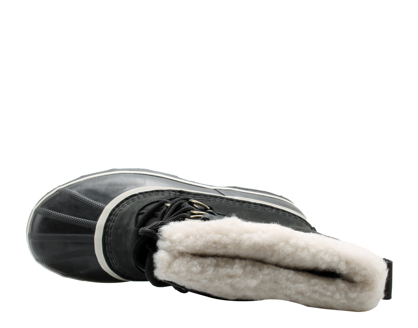 Sorel Caribou Black/Stone Women's Waterproof Winter Snow Boots 1003812-011