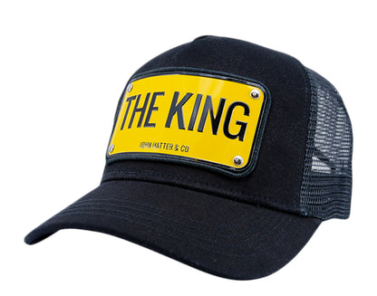 John Hatter & Co The King Black/Yellow Trucker Hat 1005-BLACK