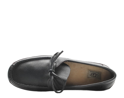 UGG Australia Marlowe Slip-On Black Men's Moccasin Shoes 1005240-BLK