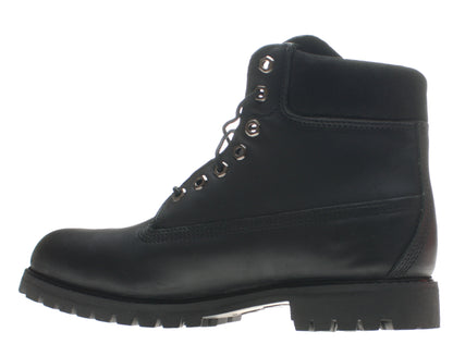 Timberland 6-Inch Premium Waterproof Black Leather Men's Boots 10054