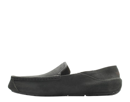 UGG Australia Hunley Moccasin Black Men's Casual Shoes 1006477-BLK