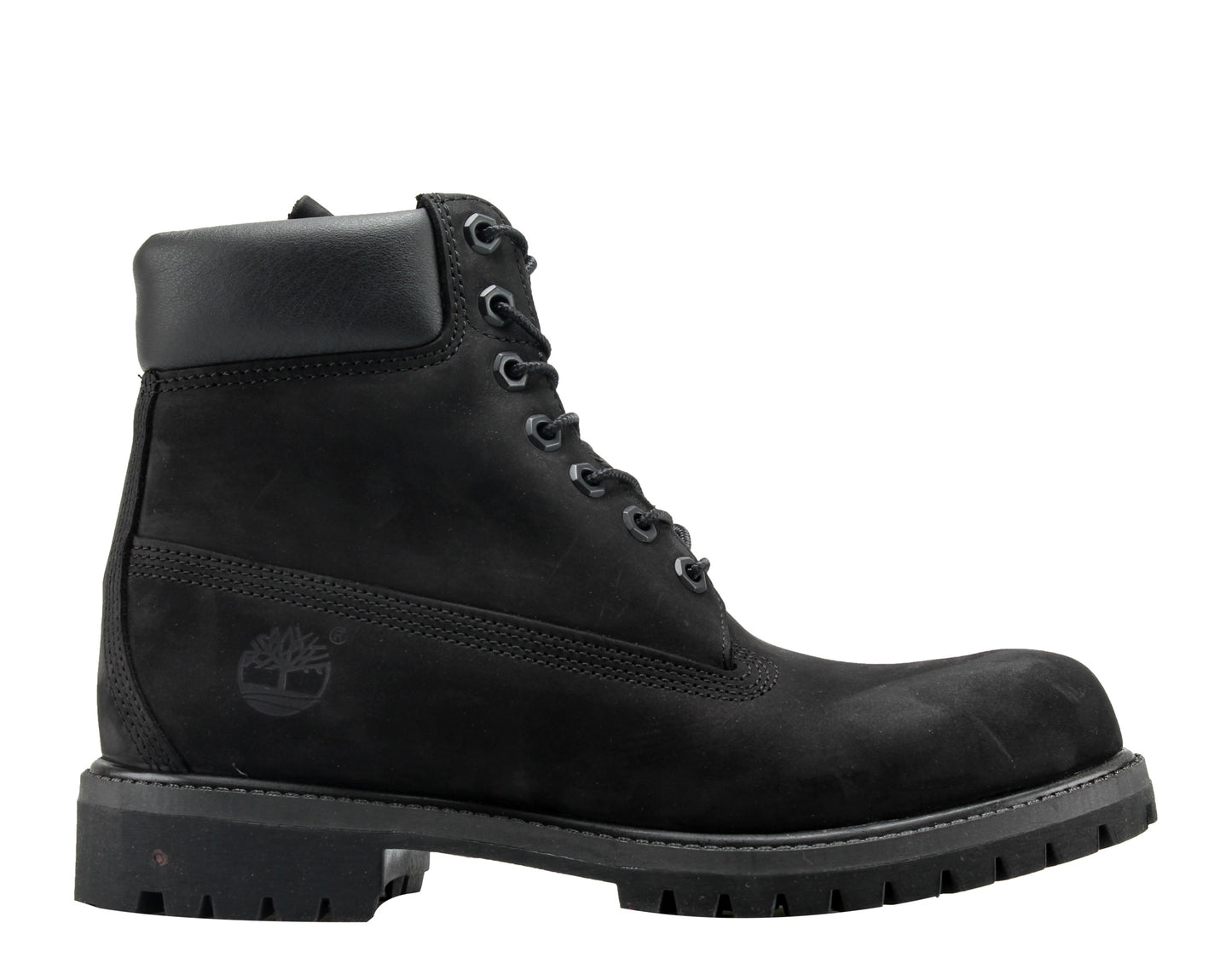 Timberland 6-Inch Premium Waterproof Black Nubuck Men's Boots 10073
