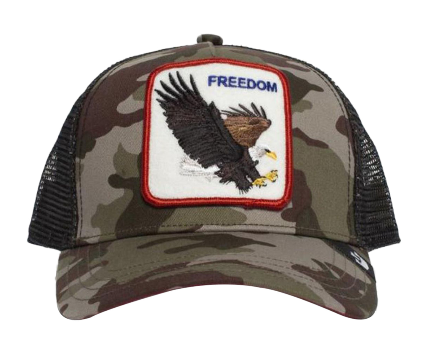 Goorin Bros Freedom Green Camo/Black Men's Trucker Hat 101-0209-GRE