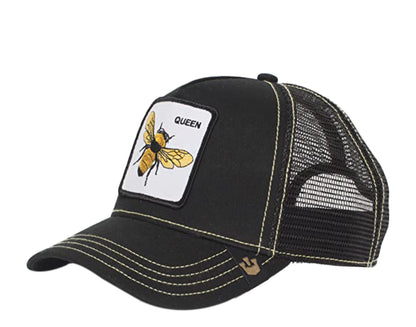 Goorin Bros Queen Bee Black/Yellow Trucker Hat 101-0245-BLK