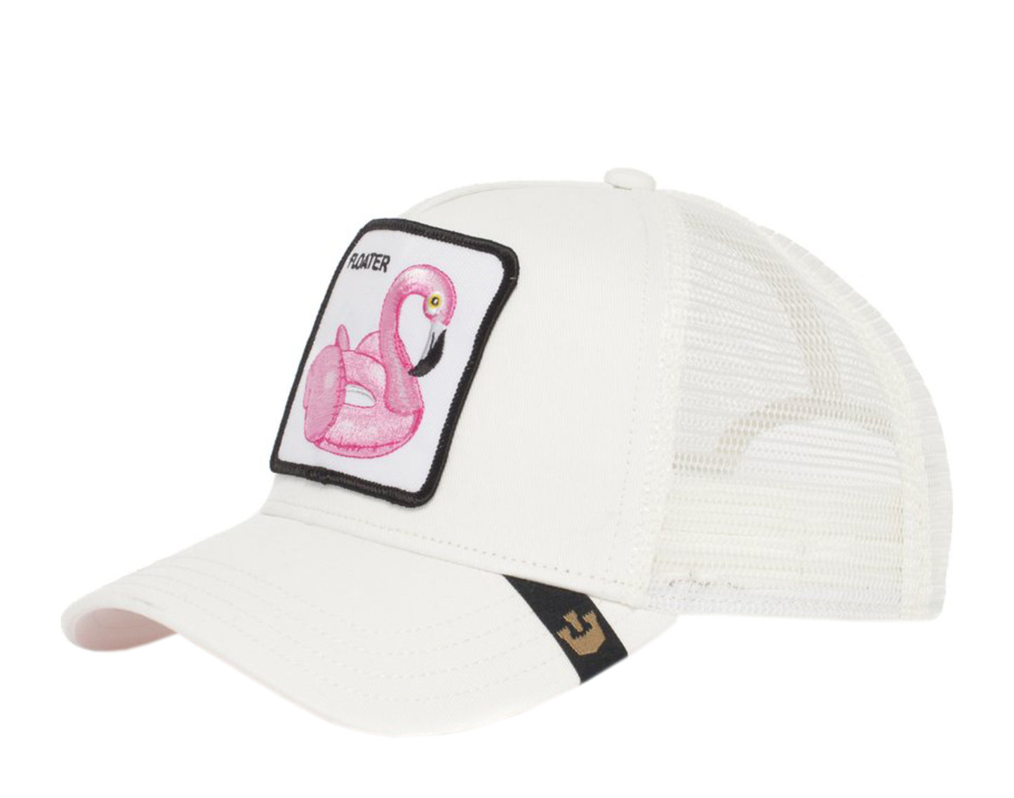 Goorin Bros Floater Flamingo Ivory/Pink Trucker Hat 101-0330-IVO
