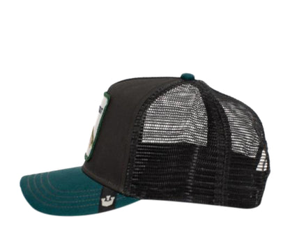 Goorin Bros Trout Black/Green Trucker Hat 101-0487-BLK