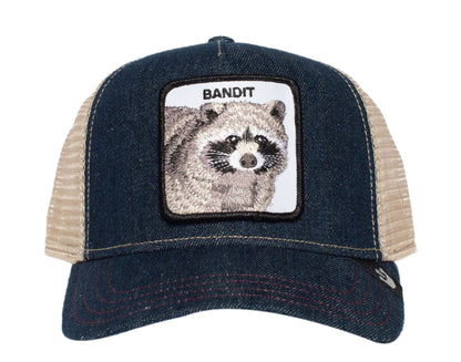Goorin Bros Bandit Racoon Men's Trucker Hat 101-0640-BLU