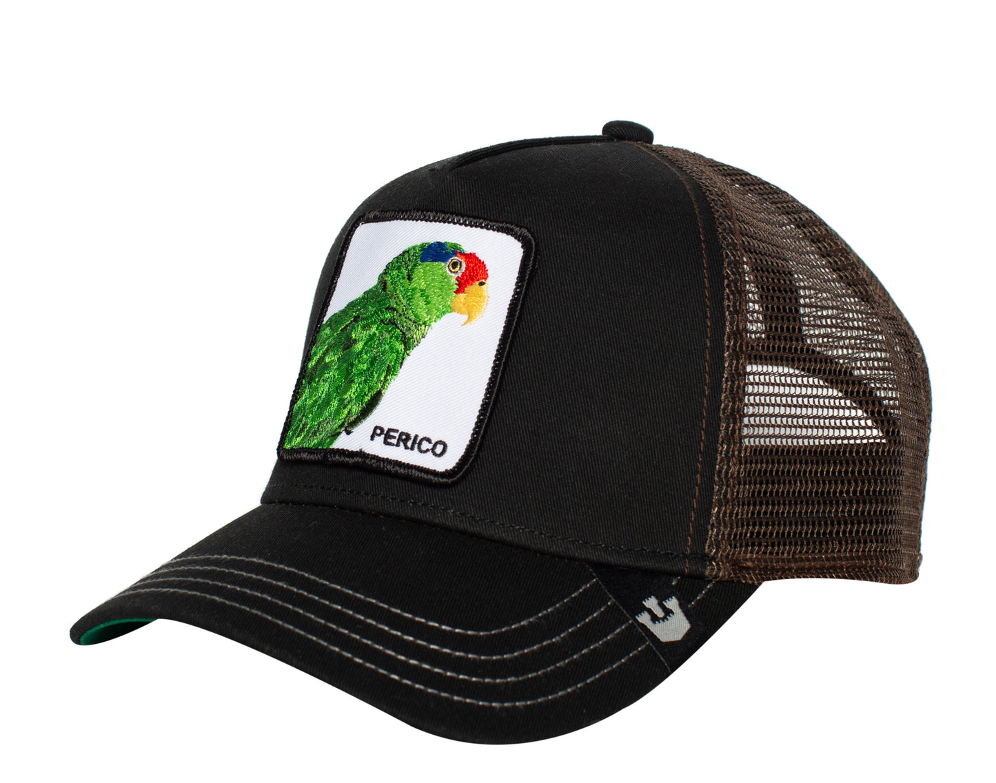 Goorin Bros Perico Parrot Black Men's Trucker Hat 101-0674-BLK