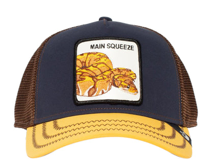 Goorin Bros - The Farm - Main Squeeze Navy/Yellow Men's Trucker Hat 101-0689-NVY