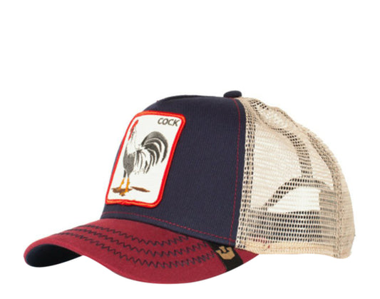 Goorin Bros All American Rooster Navy/Red Men's Trucker Hat 101-2548-NVY