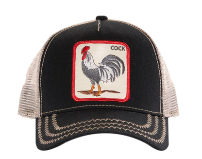 Goorin Bros Rooster Black Men's Trucker Hat 101-3548-BLK