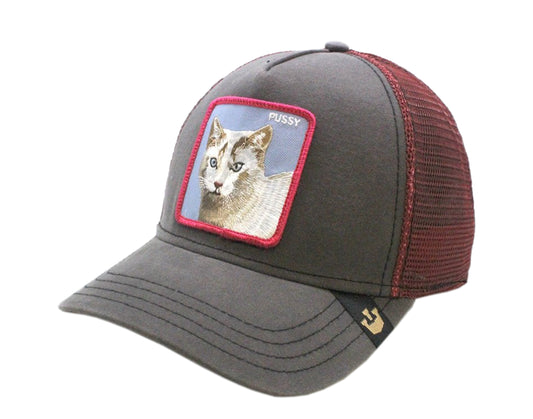 Goorin Bros Whiskers Cat Brown/Pink Trucker Hat 101-4918-BRO