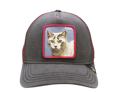 Goorin Bros Whiskers Cat Brown/Pink Trucker Hat 101-4918-BRO