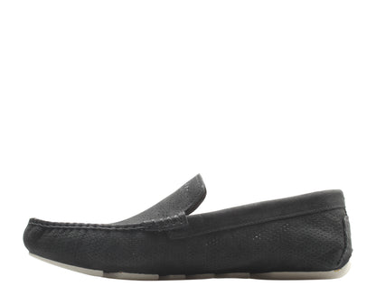 UGG Australia Henrick Stripe Perf Slip-On Black Men's Casual Shoes 1014642-BLK