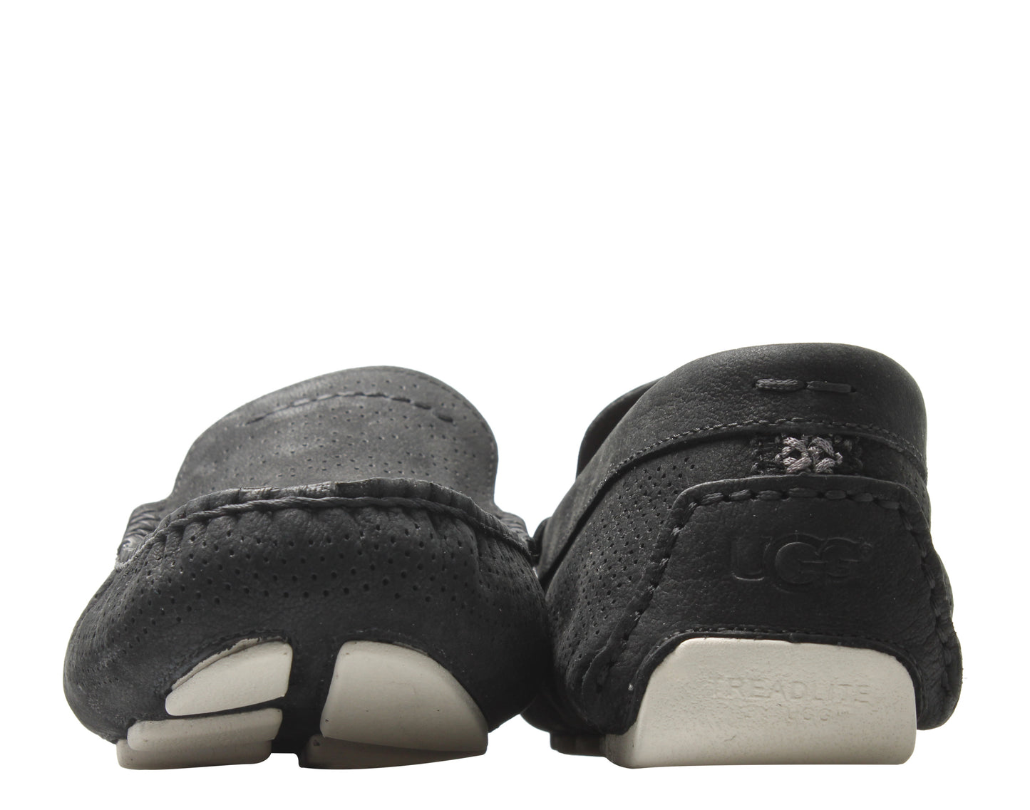 UGG Australia Henrick Stripe Perf Slip-On Black Men's Casual Shoes 1014642-BLK