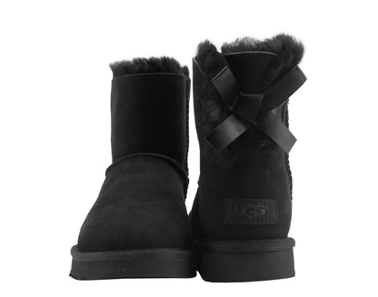 UGG Australia Mini Bailey Bow II Black Women's Boots 1016501-BLK