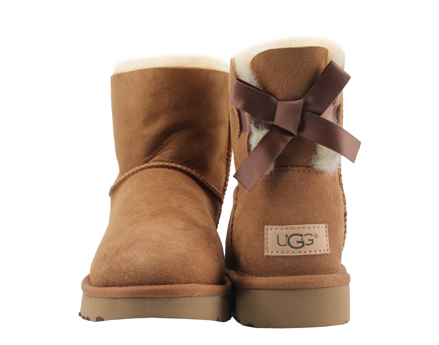 UGG Australia Mini Bailey Bow II Chestnut Women's Boots 1016501-CHE