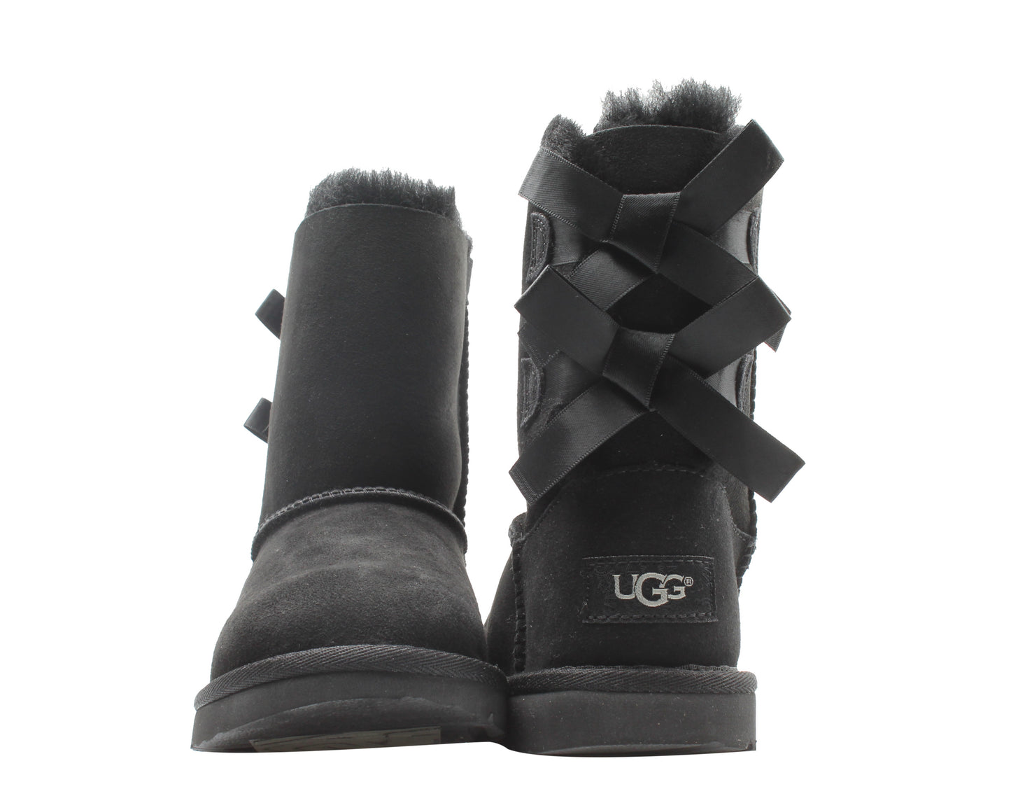 UGG Australia Bailey Bow II Black Big Kids Boots 1017394K-BLK