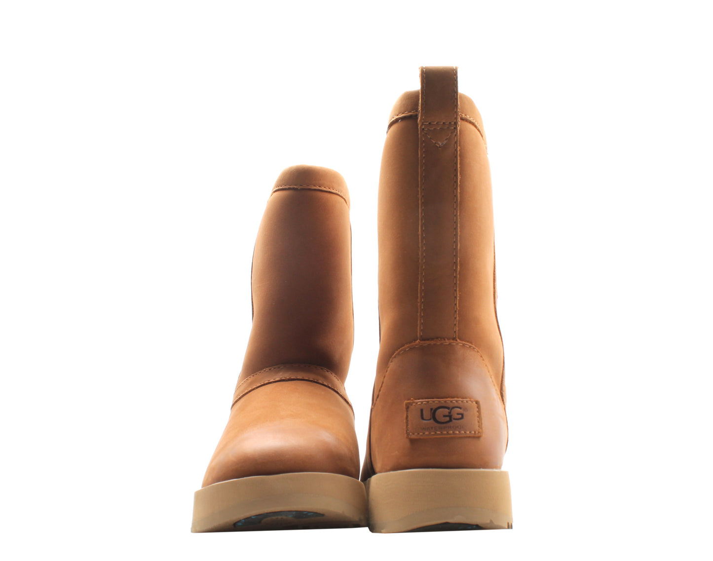 UGG Australia Classic Short Leather Waterproof Chestnut Women's Boots 1017509