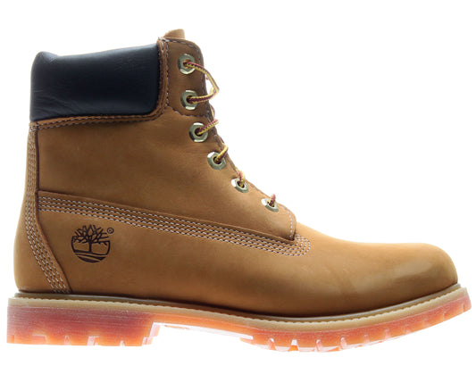 Timberland 6-Inch Premium Waterproof Wheat Nubuck Women's Boots 10361