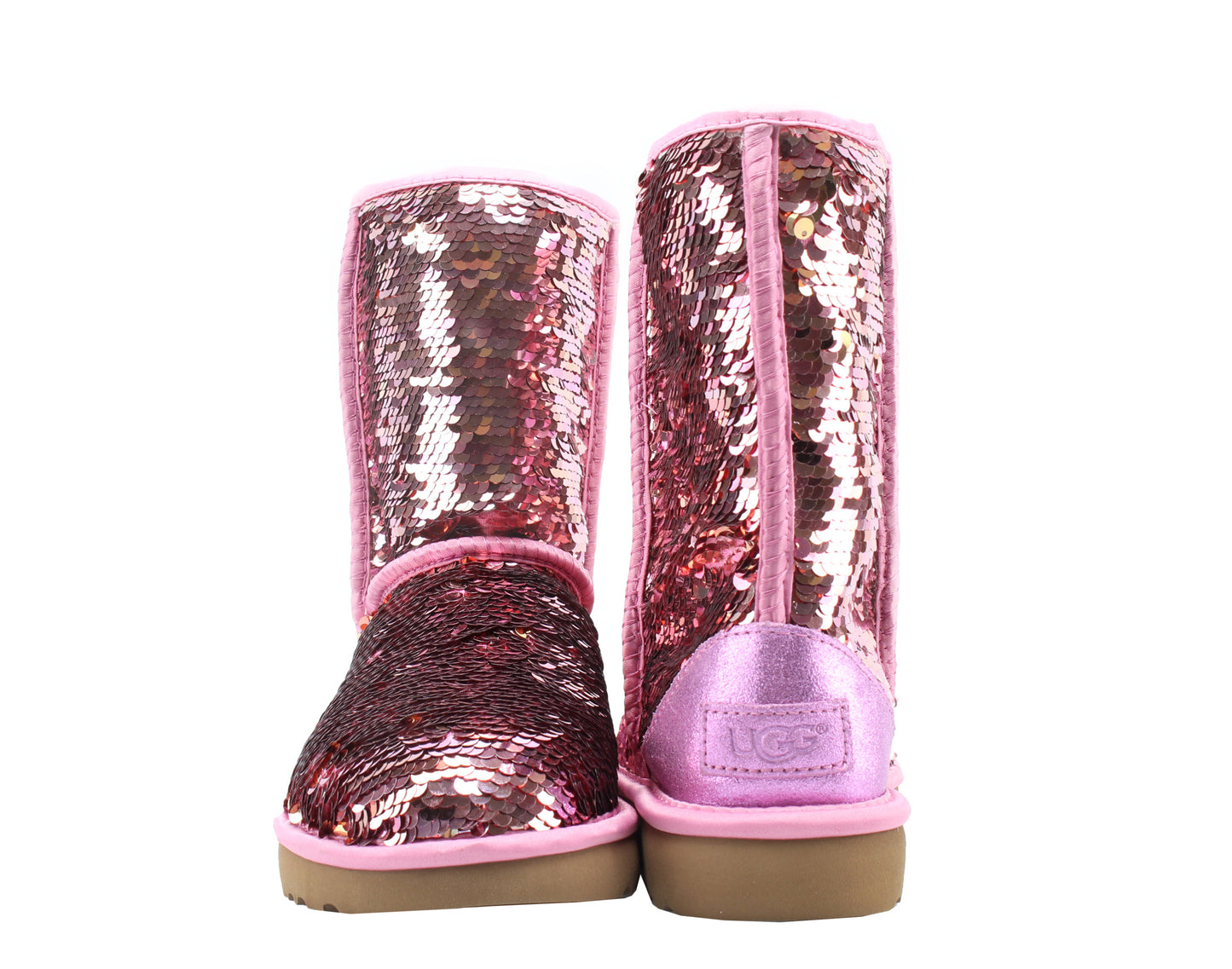 UGG Australia Classic Short Sequin Pink Women's Winter Boots 1094982-PINK