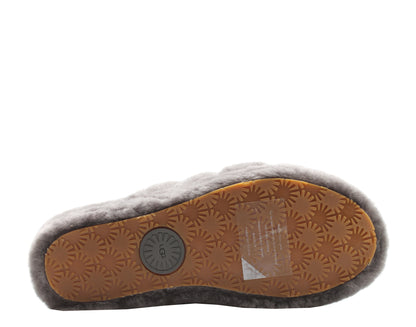 UGG Australia Fluff Yeah Slide Charcoal Grey Women's Sandals 1095119-CHRC