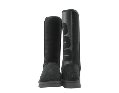 UGG Australia Classic Tall Rubber Black Women's Boots 1096471-BLK