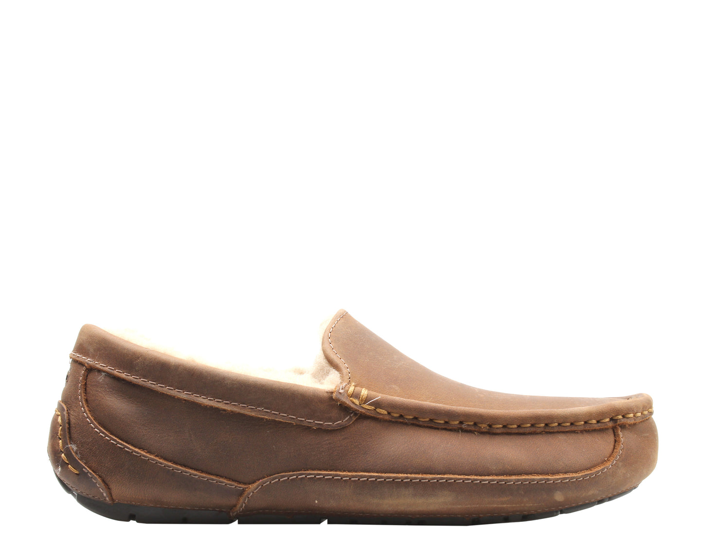 UGG Australia Ascot Leather Moccasin Tan Men's Slippers 1103889-TAN